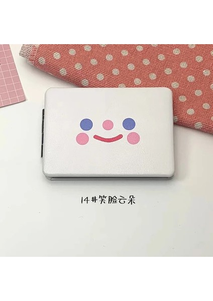 Gülümseyen Bulutlar Makyaj Aynası Taşınabilir Büyüteç El Kare Makyaj Ayakta Vanity Katlanabilir Cep Aynası Sevimli Kompakt Kızlar (Yurt Dışından) fiyatları