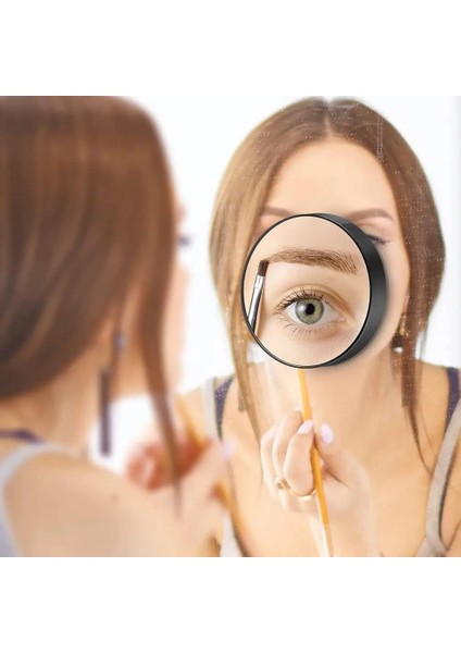 Siyah 20X Distorsiyonsuz Ayna Yuvarlak Küçük Makyaj Tıraş Aynası Seti 20/10X Vantuzlu Cımbız ile Büyüteç Ayna Banyo Için (Yurt Dışından) modelleri