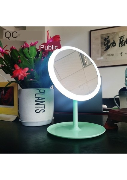 USB 3 Işık 2 LED Makyaj Aynası Işığı Dahil Masaüstü Ücretli Boy Aynası Kızlar Çevrimiçi Ünlü Taşınabilir Makyaj Aynası Lambası Kısılabilir (Yurt Dışından)