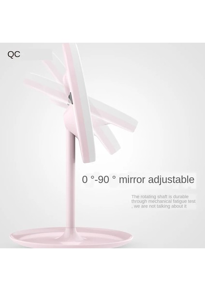 USB 3 Işık 2 LED Makyaj Aynası Işığı Dahil Masaüstü Ücretli Boy Aynası Kızlar Çevrimiçi Ünlü Taşınabilir Makyaj Aynası Lambası Kısılabilir (Yurt Dışından) indirimleri