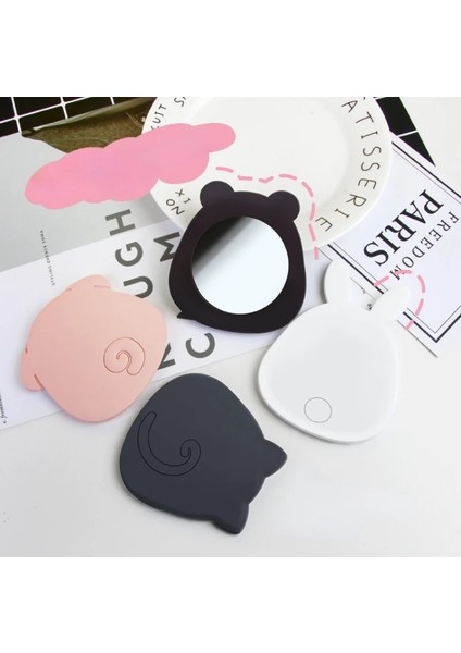 1 Tavşan Ayı Şekli Makyaj Aynası Taşınabilir Kompakt Cep Aynası Kadın Kız Kozmetik Küçük Kompakt Makyaj Aynaları (Yurt Dışından) fırsatları
