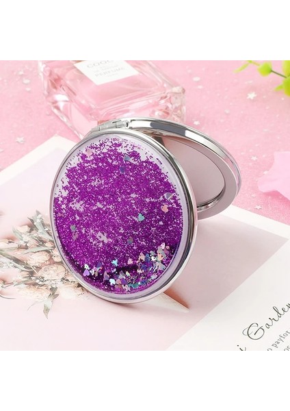 Rpp 1 Adet Kadın Moda Siyah Taşınabilir Makyaj Aynası Pürüzsüz Çift Taraflı Katlanır Küçük Kare Ayna Fit Seyahat Makyaj Araçları (Yurt Dışından)