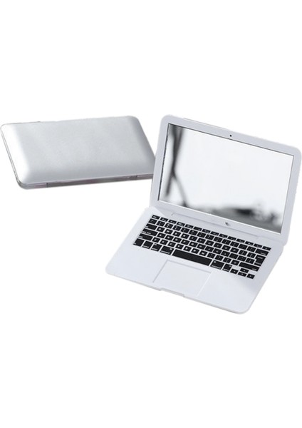 Gül Altın Sevimli Mini Cep Dizüstü Tarzı Şeffaf Cam Kadın Kozmetik Güzellik Aynası Moda Dizüstü Formu Makyaj Aynası Kitap Makyaj Araçları (Yurt Dışından) fırsatları