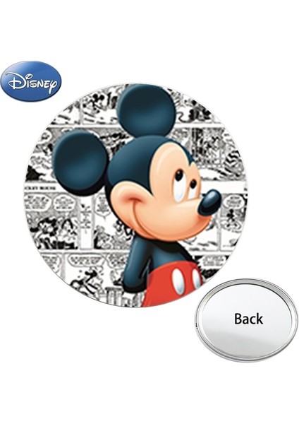 DSY68 Disney Aşk Mickey Mouse Tek Taraflı Düz Cep Aynası Minnie Mouse Kompakt Taşınabilir Makyaj Seyahat Çanta Aynalar DSN87 (Yurt Dışından)