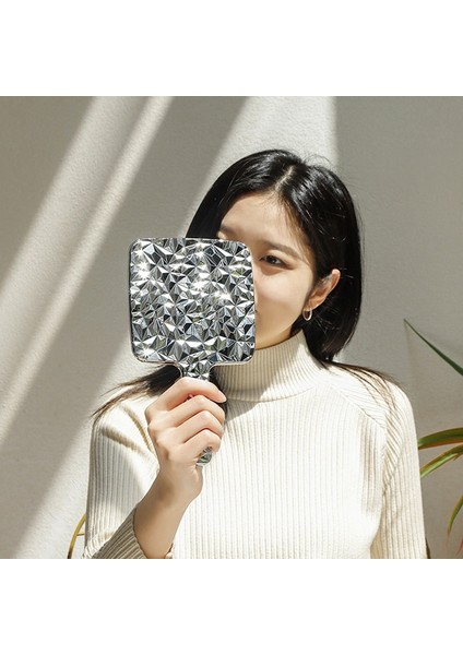 01 1 Adet Kare Ayna Mini El Masaüstü Kozmetik Ayna Makyaj Aynası Seyahat Metalik Taşınabilir Güzellik Aynası (Yurt Dışından) fırsatları