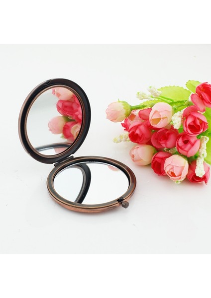 H244 Youhaken Kirpi Sis Cep Aynası Karikatür Vintage Bakır Metal Cam Cabochon Taşınabilir Kompakt Katlanır Makyaj Aynaları (Yurt Dışından) fiyatları