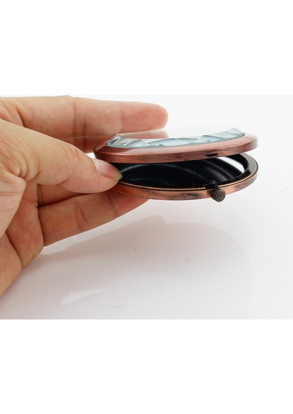 H244 Youhaken Kirpi Sis Cep Aynası Karikatür Vintage Bakır Metal Cam Cabochon Taşınabilir Kompakt Katlanır Makyaj Aynaları (Yurt Dışından) indirimleri