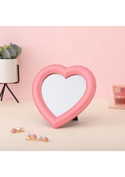 Pink-2 Web Ünlü Kozmetik Ayna Dekoratif Ayna Kız Kalp Öğrenci Yurdu Ayna Taşınabilir Ev Küçük Ayna (Yurt Dışından) fiyatları