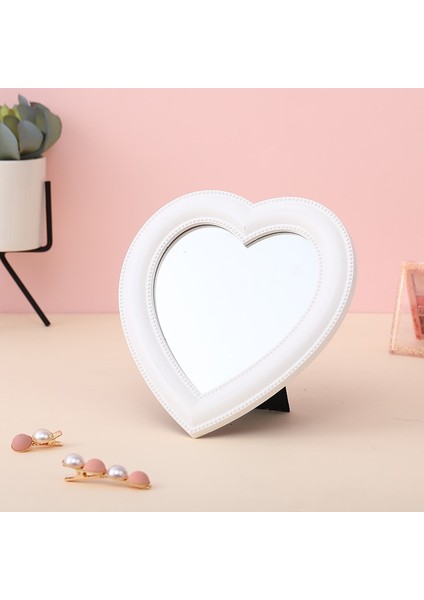 Pink-2 Web Ünlü Kozmetik Ayna Dekoratif Ayna Kız Kalp Öğrenci Yurdu Ayna Taşınabilir Ev Küçük Ayna (Yurt Dışından) fırsatları
