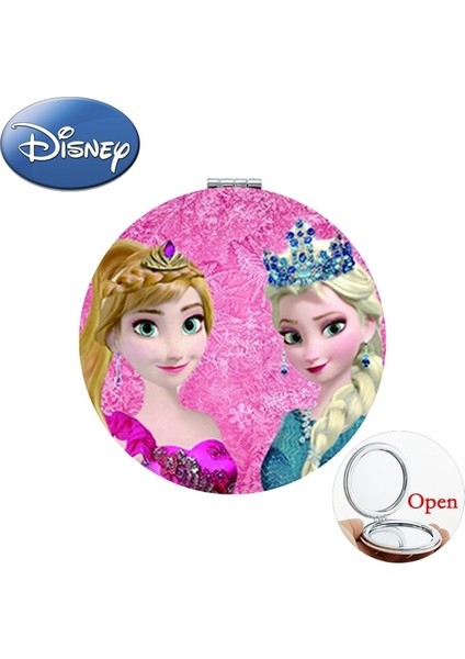 SQ136 Disney Dondurulmuş Güzel Sisters Sağlık Makyaj Masası Aynaları 1x/2x Büyüteç Küçük Cep Aynası Okul Kızlar Için Yıldönümü Partisi SQ132 (Yurt Dışından)