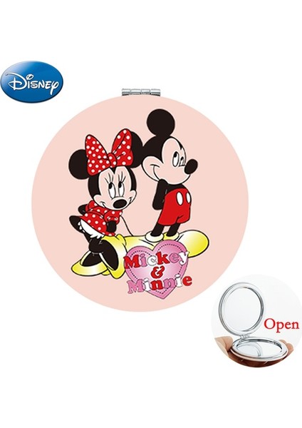 MIK05 Disney Minnie Mickey Görüntü Baskı Pu Cep Aynası Trendy Mini Araçlar Aksesuarları Seyahat Aynaları Sevgililer Günü Için 1 Adet Satmak DSY302 (Yurt Dışından) fiyatları