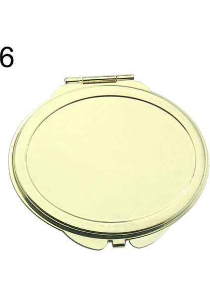 6 Mini Kare Makyaj Aynası Taşınabilir El Aynası Çift Taraflı Makyaj Makyaj Masası Aynası Katlanabilir Kompakt Ayna Cep Kozmetik Ayna (Yurt Dışından)