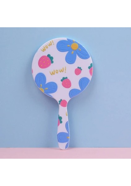 Tip 25 Ins Sıvı Şekil Kare Ayna Mini El Kozmetik Ayna Makyaj Aynası Seyahat Taşınabilir Güzellik Aynası (Yurt Dışından)