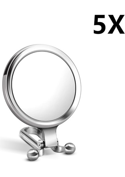 Şerit 5x 2/5/10X Büyüteç El Aynası Çift Taraflı Büyütme Süper Net Makyaj Aynası Kompakt Taşınabilir Seyahat Kolu Ayna (Yurt Dışından) fiyatları