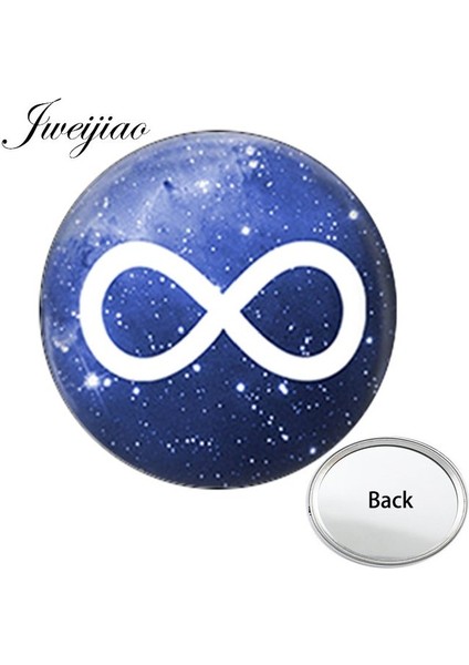 D850 Youhaken Cosmos Güzel Nebula Galaxy Sanat Fotoğraf Bir Tarafı Mini Cep Aynası Taşınabilir Makyaj Vanity El Seyahat Çanta Ayna (Yurt Dışından)