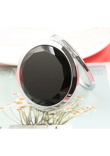 10 Kompakt Ayna Seyahat Zarif Makyaj Araçları Gül Altın Yuvarlak Taşınabilir Katlanır Makyaj Aynası Cebine Koymak Çift Taraflı Ayna (Yurt Dışından)