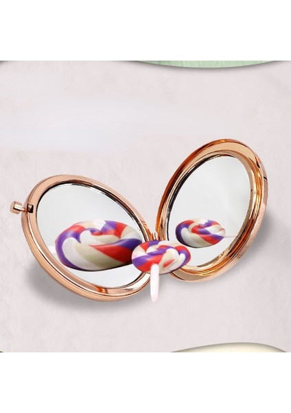 10 Kompakt Ayna Seyahat Zarif Makyaj Araçları Gül Altın Yuvarlak Taşınabilir Katlanır Makyaj Aynası Cebine Koymak Çift Taraflı Ayna (Yurt Dışından) indirimleri