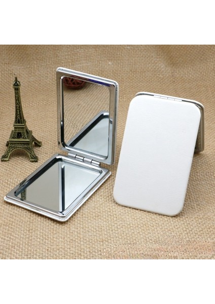 Dairesel 80MM 1 Adet Tüm Beyaz Çift Taraflı Ayna Katlanabilir Cep Aynalar Için Makyaj Dairesel Kare Kalp Kadın Kızlar Güzellik Kozmetik Aynalar (Yurt Dışından) modelleri