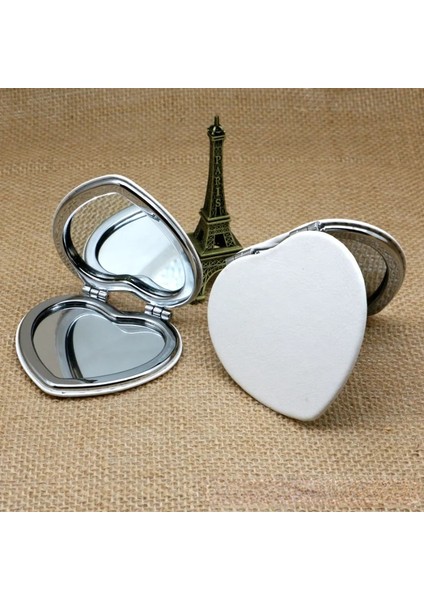 Dairesel 80MM 1 Adet Tüm Beyaz Çift Taraflı Ayna Katlanabilir Cep Aynalar Için Makyaj Dairesel Kare Kalp Kadın Kızlar Güzellik Kozmetik Aynalar (Yurt Dışından) fırsatları