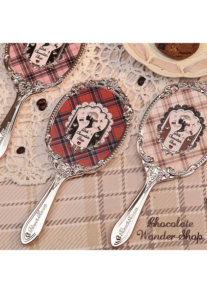 D Çiçek Bilir Çilek Rokoko Dudak Sır El Aynası Makyaj Aracı Taşınabilir Küçük Ayna Taşıma Kolu Ayna (Yurt Dışından) fiyatları