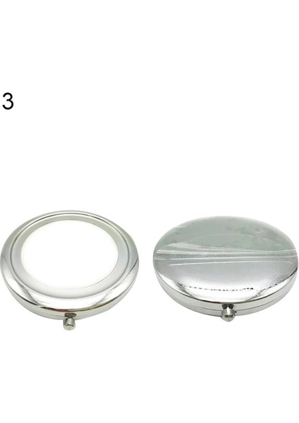 3 Mini Kare Makyaj Aynası Taşınabilir El Aynası Çift Taraflı Makyaj Makyaj Masası Aynası Katlanabilir Kompakt Ayna Cep Kozmetik Ayna (Yurt Dışından)