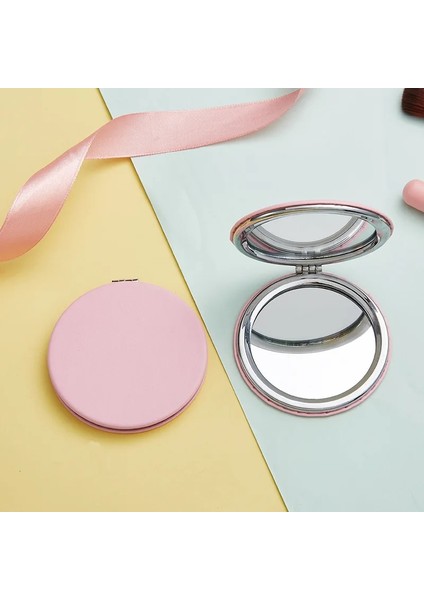 Yuvarlak Siyah Taşınabilir Katlanır Ayna Mini Tek Taraflı Yüksek Çözünürlüklü Yan Çift Büyütme Taşınabilir Makyaj Aynası Yuvarlak Çift Taraflı Ayna (Yurt Dışından) fiyatları