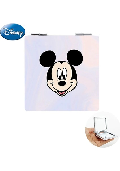 MIK273 Disney Mickey Mouse Kafa Tasarım Mini Kare Makyaj Aynaları Sanat Fotoğraf Baskı Zanaat Katlanır Espejos Düğün Hediyesi Için MIK254 (Yurt Dışından) indirimleri