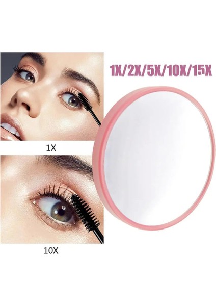 5x Yüksek Büyütme Siyah Nokta Büyüteç Makyaj Aynası Taşınabilir Çok Katlı Ayna Emme Yeni Tip Fincan Kadın 1/2/5/10 P0A9 (Yurt Dışından) fırsatları
