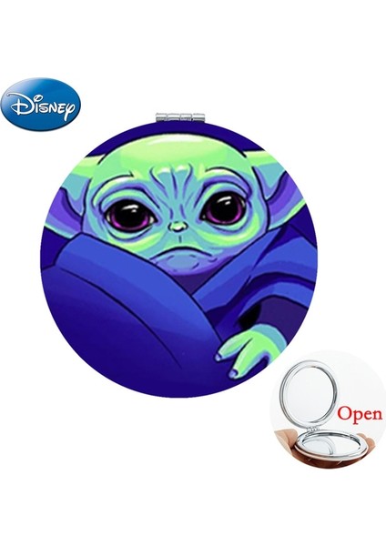 BY25 Disney Star Wars Anime Bebek Yoda Mini Cep Aynası Sevimli Uzaylı Hayvanlar Fotoğraf Kompakt Aynalar Kadın Erkek Makyaj BY01 (Yurt Dışından) fiyatları
