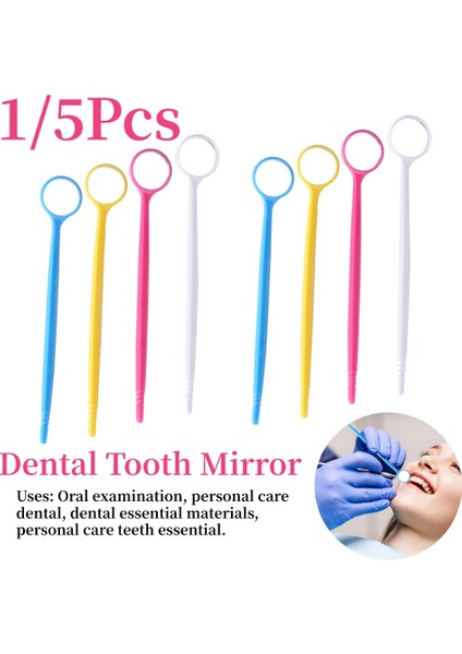 5 Adet 1/5 Adet Plastik Diş Diş Aynası Odontologicos Diş Hekimi Aracı Diş Beyazlatma Için Diş Aynası Daha Iyi Ağız Sağlığı Için (Yurt Dışından) fiyatları