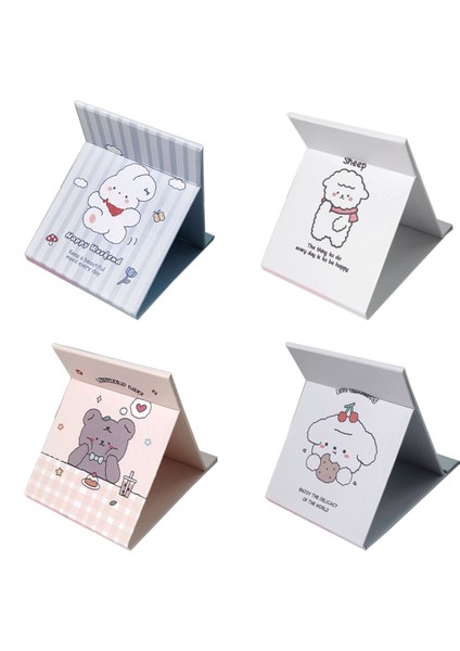 3c Makyaj Aynası Kalın Katlanır Çevirme Karikatür Boy Aynası Öğrenci Taşınabilir Makyaj Aynası Bunny Koyun Ayı Teddy Makyaj Aynaları (Yurt Dışından) fiyatları