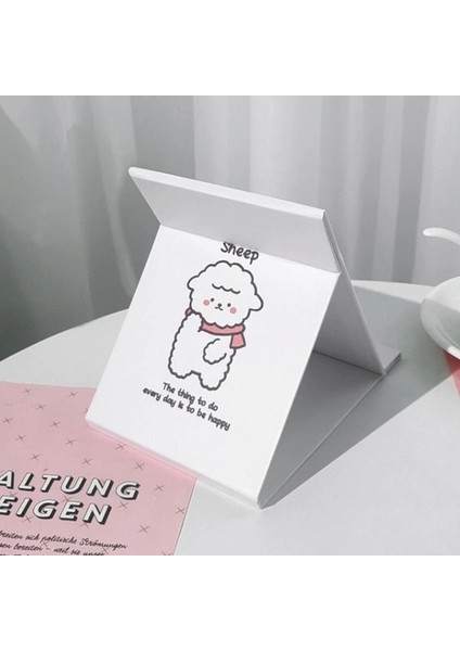 3c Makyaj Aynası Kalın Katlanır Çevirme Karikatür Boy Aynası Öğrenci Taşınabilir Makyaj Aynası Bunny Koyun Ayı Teddy Makyaj Aynaları (Yurt Dışından) fırsatları