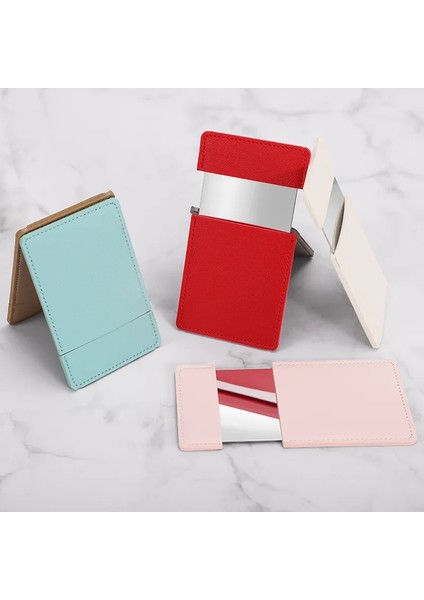 Beyaz Ultra-Ince Makyaj Aynası Makyaj Aynası Kozmetik Makyaj Cebi Dikdörtgen Katlanabilir Kompakt Makyaj Katlanır Aynalar Kırılmaz (Yurt Dışından) modelleri