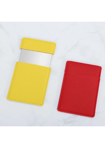 Beyaz Ultra-Ince Makyaj Aynası Makyaj Aynası Kozmetik Makyaj Cebi Dikdörtgen Katlanabilir Kompakt Makyaj Katlanır Aynalar Kırılmaz (Yurt Dışından) fırsatları