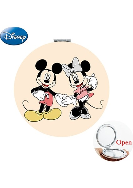 MIK16 Disney Minnie Mickey Görüntü Baskı Pu Cep Aynası Trendy Mini Araçları Aksesuarları Seyahat Aynaları Sevgililer Günü Için 1 Adet Satmak DSY302 (Yurt Dışından) fiyatları