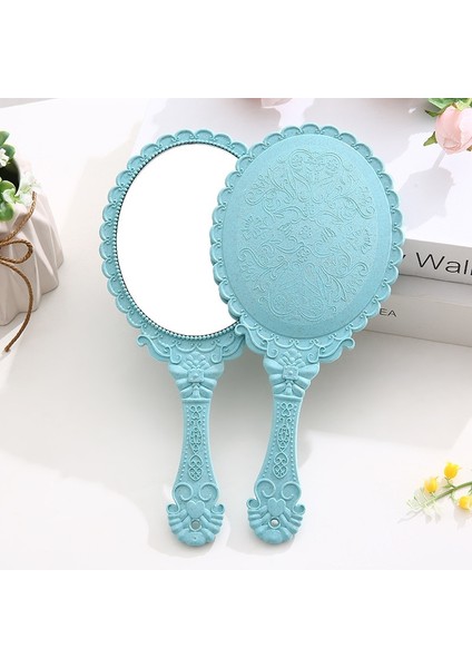 Se Vintage Vanity Dekoratif Ayna El Saplı Antika Yuvarlak Kozmetik Makyaj Aynası Kompakt Miroir Duvar Bohem Dekorasyon (Yurt Dışından) indirimleri