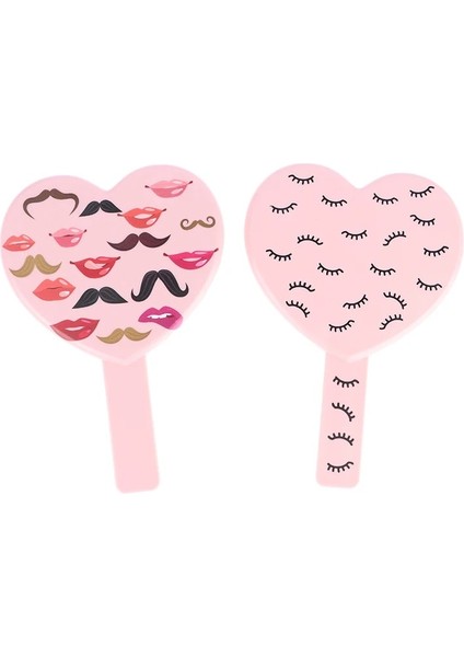 N1 Yeni Kalp Şekilli Öğrenci Ayna Kirpik Uzatma Makyaj Aynası Spa Salonu Kızlar Kadınlar Için Taşınabilir Kozmetik Aynalar (Yurt Dışından) indirimleri