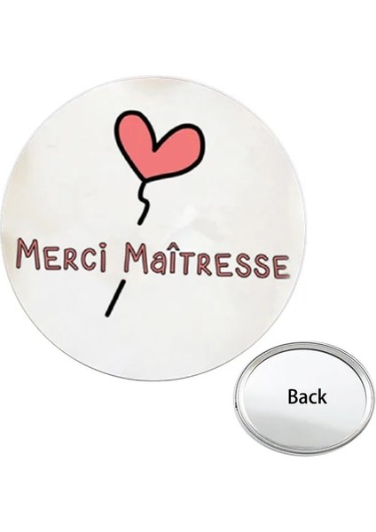 FYQ121 Youhaken En Iyi Maitresse Tek Taraflı Makyaj Cep Aynası Kadın Güzellik Aksesuarları Yuvarlak Taşınabilir El Aynası FYQ98 (Yurt Dışından)