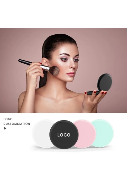 Siyah Katlanır Ayna Cep Mini Taşınabilir Makyaj Aynaları Seyahat El Küçük Ayna Vanity Katlanabilir Kompakt Kozmetik Araçları (Yurt Dışından) fiyatları