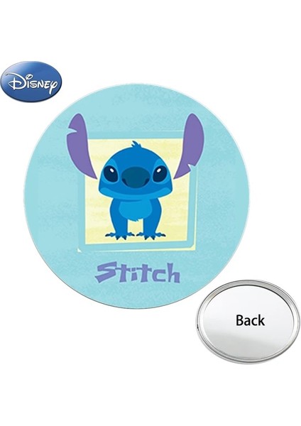 DSN366 Disney Kawaii Bebek Lilo ve Stitch Tek Taraflı Fotoğraf Mini Cep Aynası Kompakt Taşınabilir Makyaj Seyahat Çanta Aynalar Çocuklar Için (Yurt Dışından)