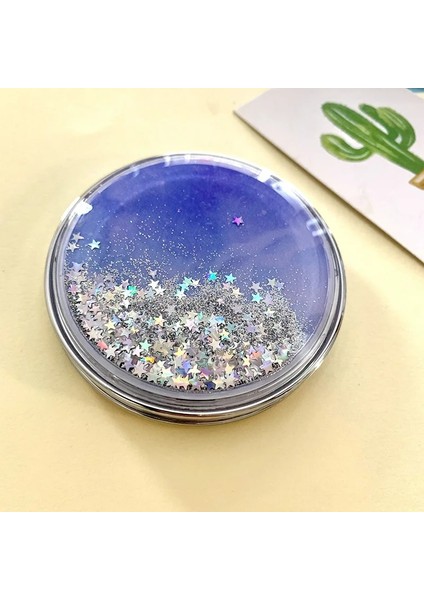 16 Taşınabilir Çift Taraflı Katlanır Kozmetik Ayna Kadın Hediyeler Akan Köpüklü Kum Mini Makyaj Aynası Kompakt Cep Aynaları (Yurt Dışından) modelleri