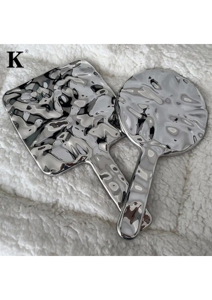 Tip 2 Ins Sıvı Şekli Kare Ayna Mini El Kozmetik Ayna Makyaj Aynası Seyahat Taşınabilir Güzellik Aynası (Yurt Dışından) fiyatları