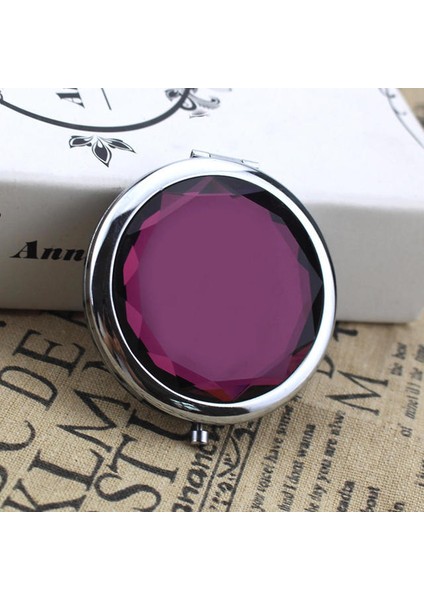 9 Kozmetik Büyüteç Cep Kompakt Çift Taraflı Katlanır Yüksek Dereceli Yuvarlak Metal Makyaj Çanta Seyahat Ba Için Küçük Ayna Cricle (Yurt Dışından)