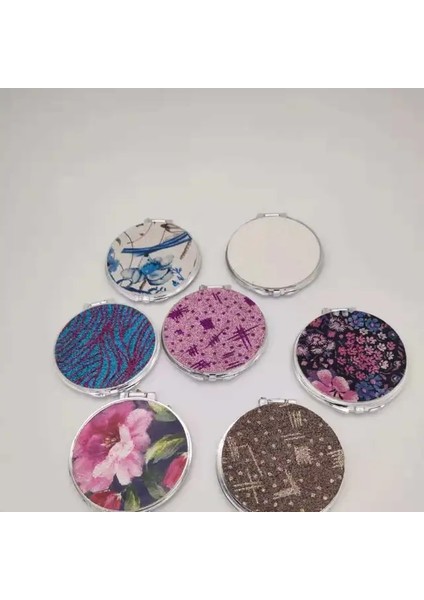 Rastgele Renk 1 Adet Taşınabilir Glitter Yuvarlak Makyaj Aynası El Cep Katlanır Kozmetik Ayna Çift Yüz Makyaj Aynası (Yurt Dışından) fiyatları