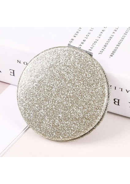 Rastgele Renk 1 Adet Taşınabilir Glitter Yuvarlak Makyaj Aynası El Cep Katlanır Kozmetik Ayna Çift Yüz Makyaj Aynası (Yurt Dışından) indirimleri
