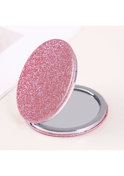 Altın 1 Adet Taşınabilir Glitter Yuvarlak Makyaj Aynası El Cep Katlanır Kozmetik Ayna Çift Yüz Makyaj Aynası (Yurt Dışından) indirimleri