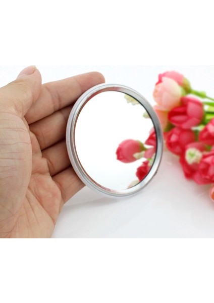 FS51 Youhaken Gillyflower Çiçek Resimleri Baskılı Mini Yuvarlak Tek Tarafı Düz Cep Aynası Kompakt Taşınabilir Makyaj Vanity El Aynaları (Yurt Dışından) modelleri