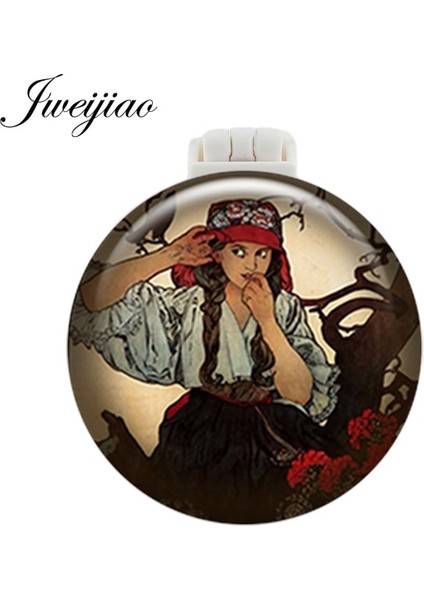 D227 Youhaken Güzellik Kadın Fotoğraf Cep Aynası Masaj Tarağı ile Kızlar Katlanır Kompakt Taşınabilir Makyaj Çok Fonksiyonlu Güzellik Araçları (Yurt Dışından)