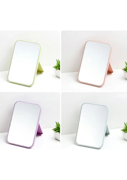 Mavi Katlanır Taşınabilir Büyük Kare Yüksek Çözünürlüklü Tek Taraflı Kozmetik Ayna Taşınabilir ve Kullanımı Kolay Basit ve Güzel (Yurt Dışından) modelleri