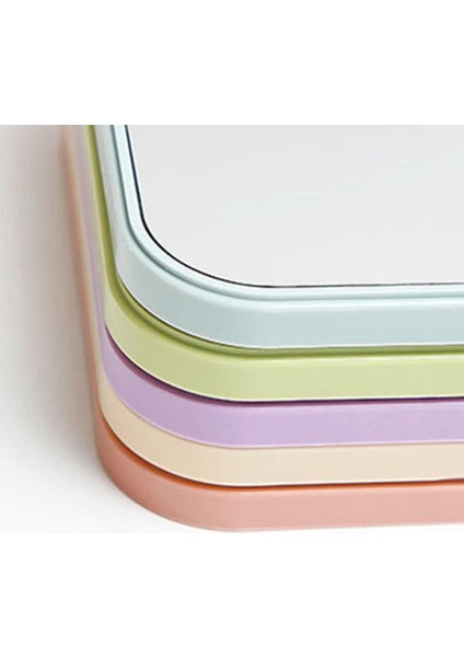 Mavi Katlanır Taşınabilir Büyük Kare Yüksek Çözünürlüklü Tek Taraflı Kozmetik Ayna Taşınabilir ve Kullanımı Kolay Basit ve Güzel (Yurt Dışından) indirimleri